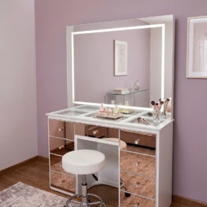TOCADOR TACTIL CON SILLA ERGONOMICA